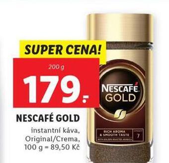 Lidl Nescafé gold instantní káva nabídka