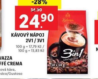 Lidl Kávový nápoj 2v1/ 3v1 nabídka