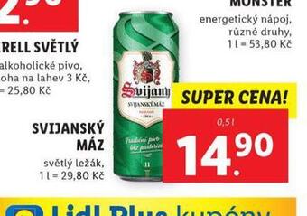 Lidl Pivo svijanský máz nabídka