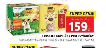 Lidl Friskies kapsičky pro kočky nabídka