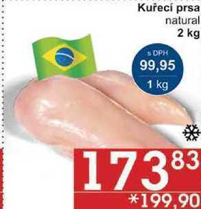 Jip Kuřecí prsa natural, 2 kg nabídka