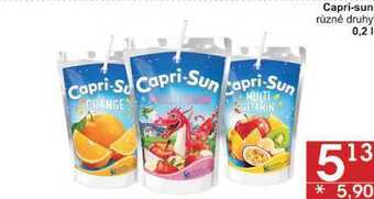 Capri-sun různé druhy, 0,2 l