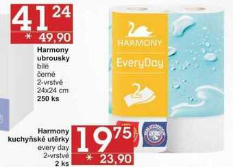Jip Harmony kuchyňské utěrky every day 2-vrstvé 2 ks nabídka