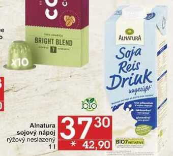Jip Alnatura sojový nápoj rýžový neslazený, 1 l nabídka