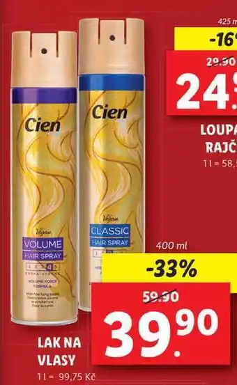 Lak na vlasy, 400 ml