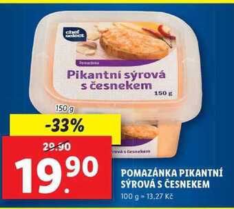 Lidl Pomazánka pikantní sýrová s česnekem, 150 g nabídka