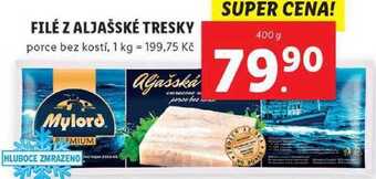 Lidl Filé z aljašské tresky, 400 g nabídka