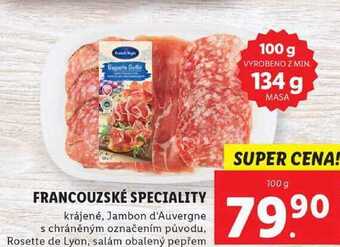 Lidl Francouzské speciality, 100 g nabídka