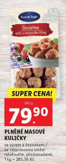 Lidl Plněné masové kuličky, 280 g nabídka