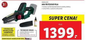 Lidl Aku řetězová pila nabídka