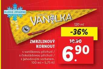 Lidl Zmrzlinový kornout, 120 ml nabídka