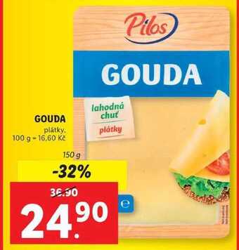 Lidl Gouda, 150 g nabídka