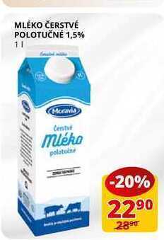 Flop Mléko čerstvé polotučné 1,5% 1l nabídka