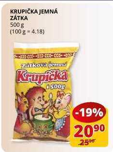 Flop Krupička jemná zátka 500 g nabídka