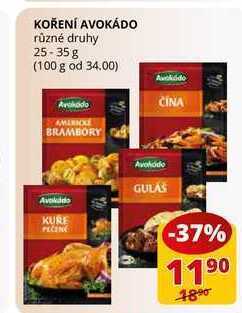 Flop Koření avokádo různé druhy 25-35 g nabídka