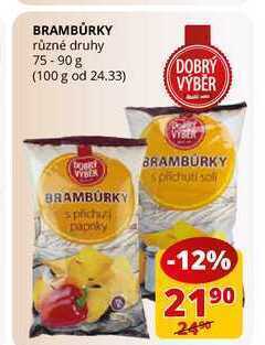 Flop Brambůrky různé druhy 75-90 g nabídka
