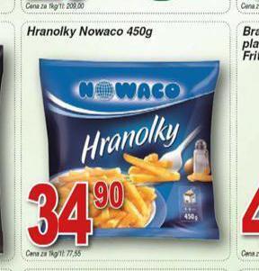 Hruška Hranolky nowaco nabídka