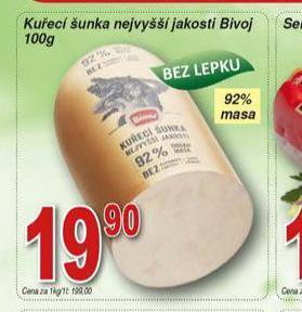 Hruška Kuřecí šunka nejvyšší jakosti nabídka