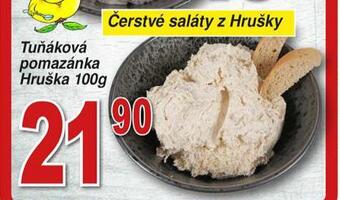 Hruška Tuňáková pomazánka hruška nabídka