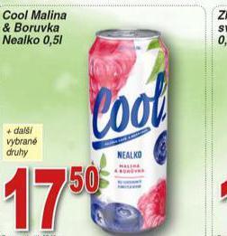 Hruška Cool malina & borůvka nealko nabídka