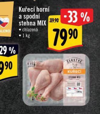 Albert Kuřecí horní a spodní stehna nabídka