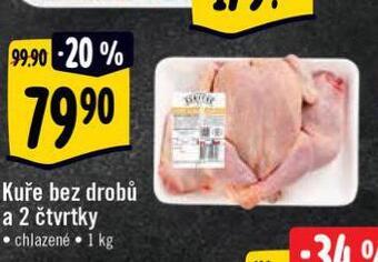 Albert Kuře bez drobů a 2 čtvrtky nabídka