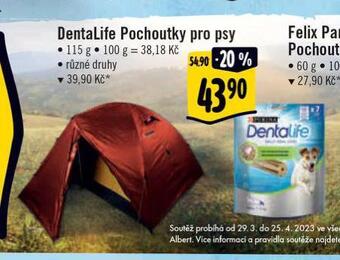 Albert Dentalife pochoutky pro psy nabídka
