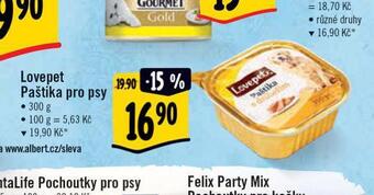 Albert Lovepet paštika pro psy nabídka