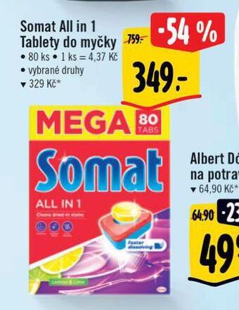 Albert Somat tablety do myčky nabídka