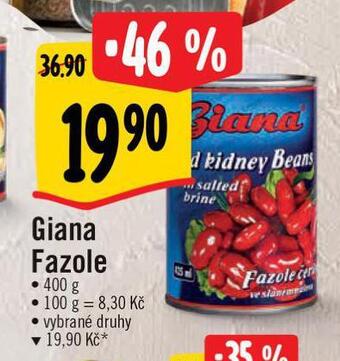 Albert Giana fazole nabídka