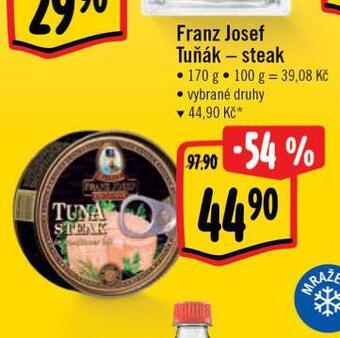 Albert Franz josef tuňák steak nabídka