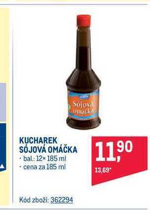Makro Kucharek sójová omáčka 185 ml nabídka