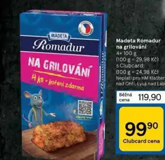 Tesco Romadur na grilování nabídka