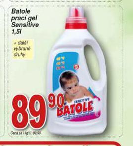 Hruška Batole prací gel sensitive nabídka