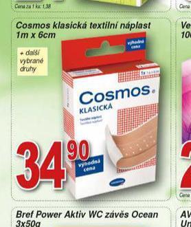 Cosmos klasická textilní náplast