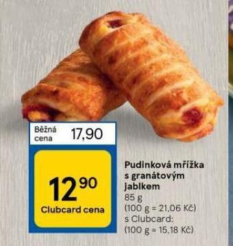 Tesco Pudinková mřížka s granátovým jablkem nabídka