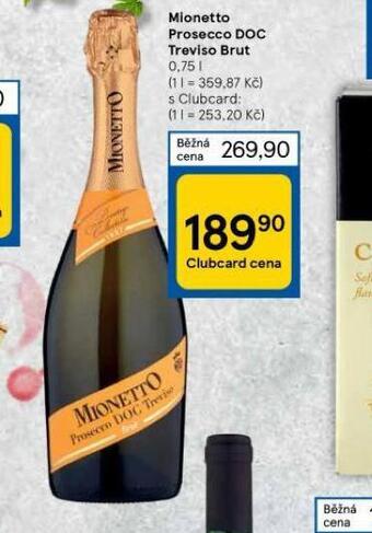 Tesco Mionetto prosecco nabídka