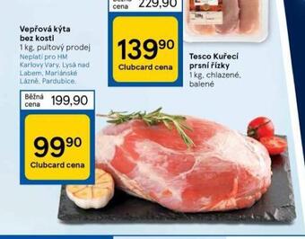 Tesco Vepřová kýta bez kosti nabídka