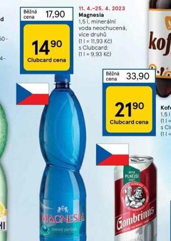 Tesco Magnesia nabídka