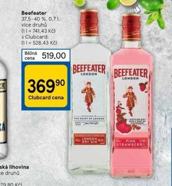 Tesco Beefeater nabídka