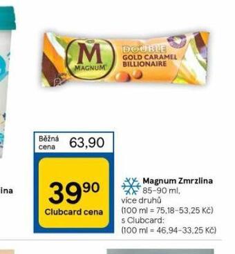 Tesco Zmrzlina magnum nabídka