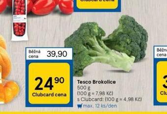 Tesco Brokolice nabídka