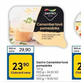 Tesco Gastro camembertová pomazánka nabídka
