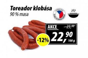 ZEMAN Toreador klobása nabídka