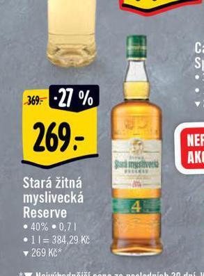 Albert Stará žitná myslivecká nabídka