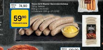 Tesco Bavorská klobása nabídka
