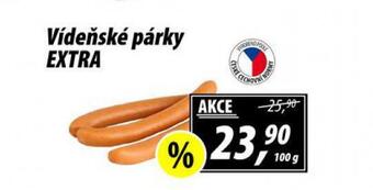 ZEMAN Vídeňské párky extra nabídka