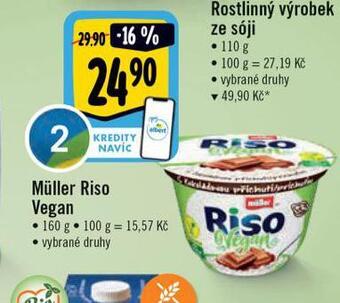 Albert Muller riso vegan nabídka