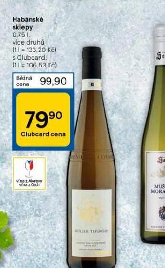 Tesco Habánské sklepy nabídka