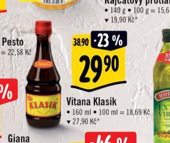 Albert Vitana klasik nabídka